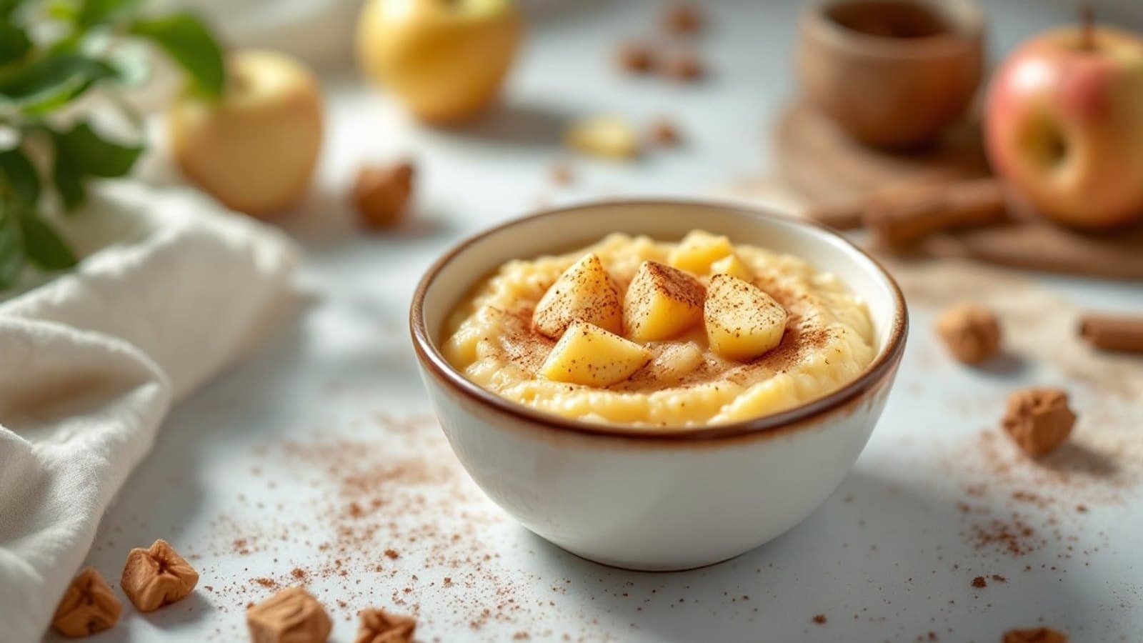 Grießbrei mit Magerquark