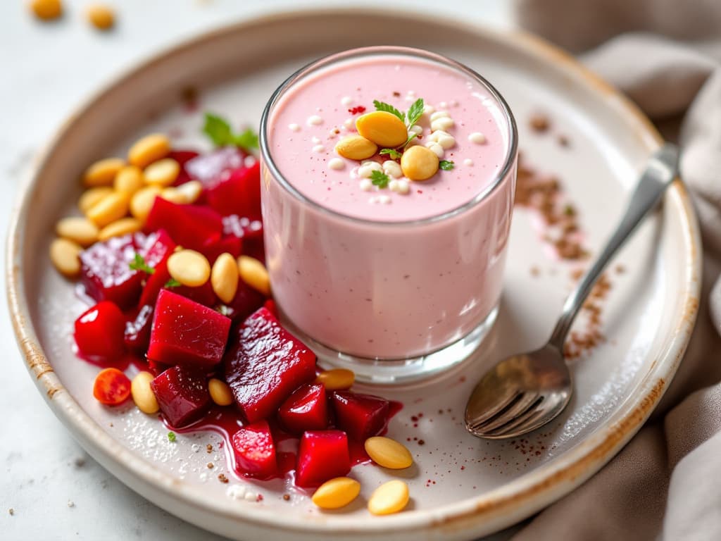Rote-Bete-Protein-Shake mit Skyr und Mandeln
